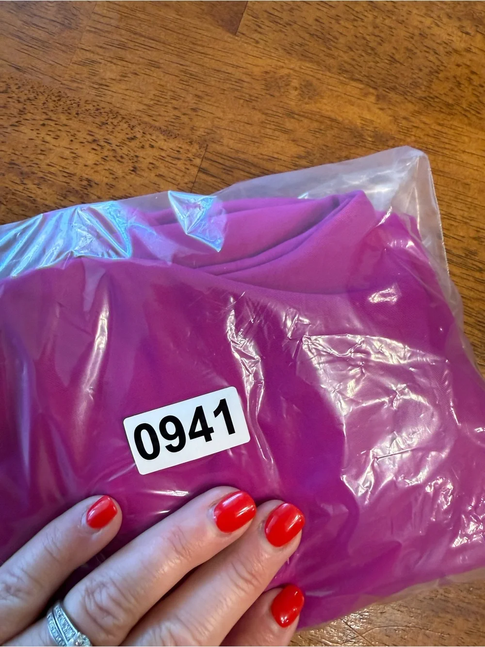 Lands' End Tugless Scoop Neck One Piece Swimsuit Magenta Fuchsia size 6